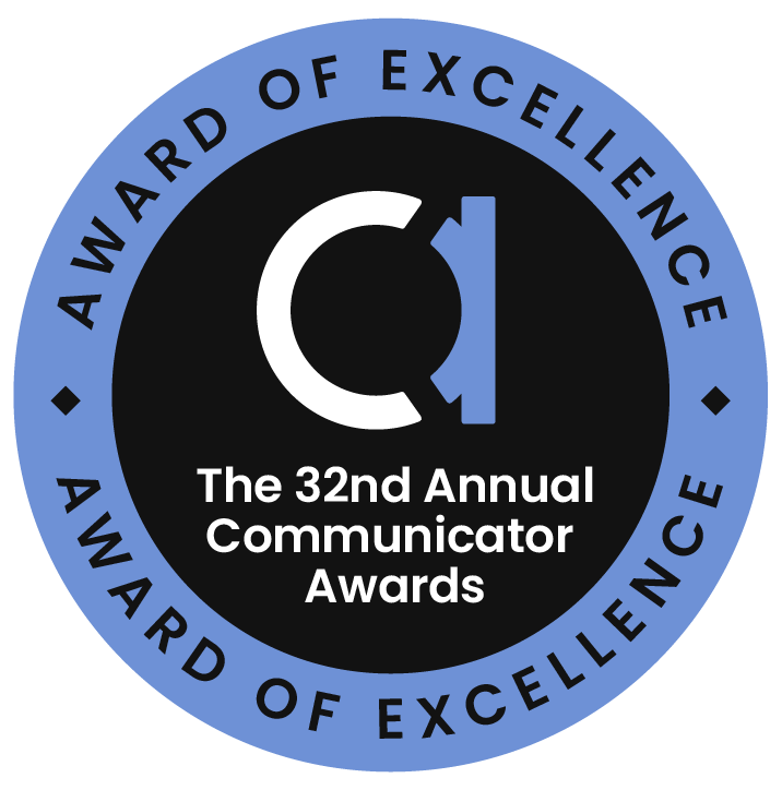 CommunicatorAwards_32nd_Badge_Award-of-Excellence_V1